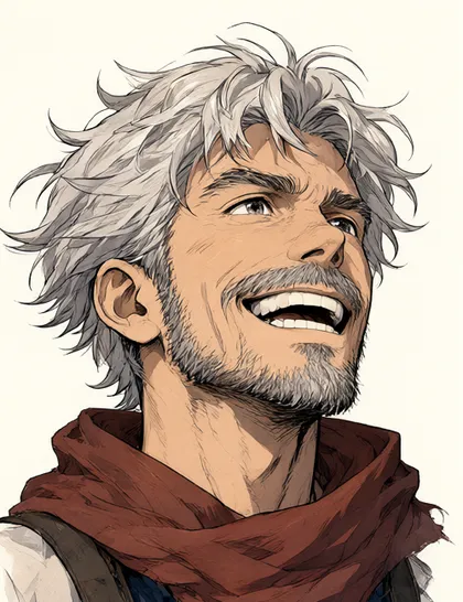 Ivo, a sample manga character